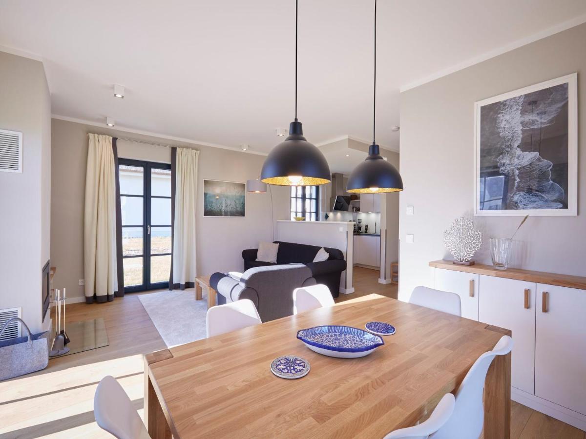 Reetland Am Meer - Premium Reetdachvilla Mit 3 Schlafzimmern, Sauna Und Kamin F07 德兰斯克 外观 照片